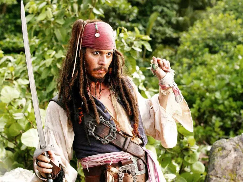 尊尼特普於《加勒比海盜》扮演「積克船長」，是其演藝生涯代表作。